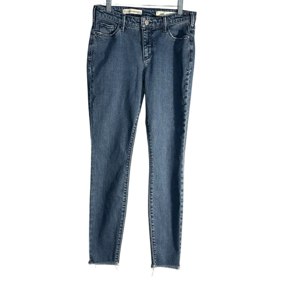 Pilcro and the Letterpress Denim - Pilcro and the Letterpress Serif Dark Wash Denim Jeans Sz 27